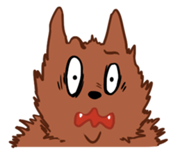 A prairie wolf sticker #4619326