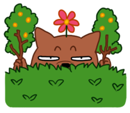 A prairie wolf sticker #4619344