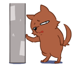 A prairie wolf sticker #4619346