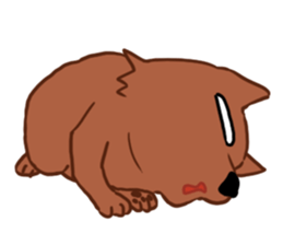 A prairie wolf sticker #4619355