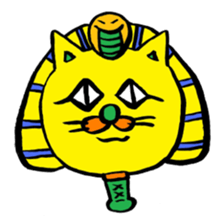 Cat big face! Part3 sticker #4619519