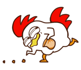 Koshiro 2 : Funny chicken sticker #4619528