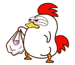 Koshiro 2 : Funny chicken sticker #4619530