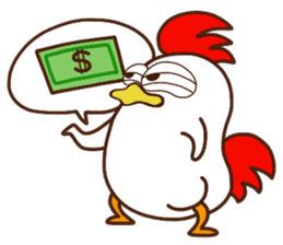 Koshiro 2 : Funny chicken sticker #4619531