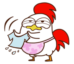 Koshiro 2 : Funny chicken sticker #4619534