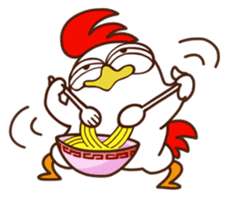 Koshiro 2 : Funny chicken sticker #4619536