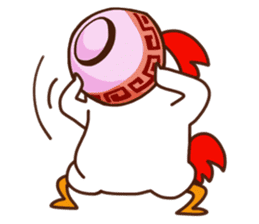 Koshiro 2 : Funny chicken sticker #4619537