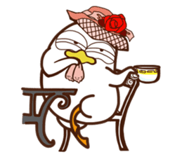 Koshiro 2 : Funny chicken sticker #4619540