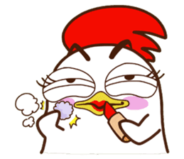 Koshiro 2 : Funny chicken sticker #4619541