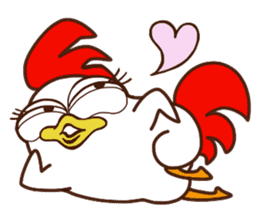 Koshiro 2 : Funny chicken sticker #4619544