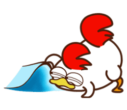 Koshiro 2 : Funny chicken sticker #4619546