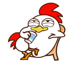 Koshiro 2 : Funny chicken sticker #4619557