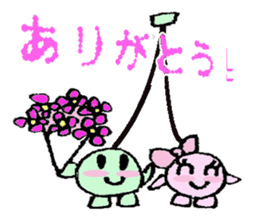 Cute Cherry couple is so so so so hot! sticker #4619837