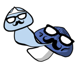 MEGANE-HIGE-KINOKO sticker #4620495