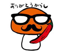 MEGANE-HIGE-KINOKO sticker #4620503