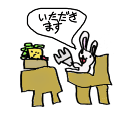 Good friend of The Hare and the Tortoise sticker #4621286