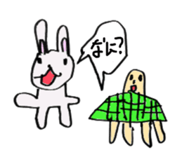 Good friend of The Hare and the Tortoise sticker #4621308