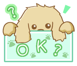 Large ear dog sticker #4621775