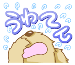 Large ear dog sticker #4621784