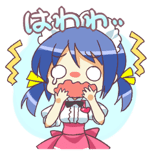 Cute Waitress girl KANA sticker #4622151