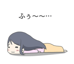 Calm girl sticker #4622617