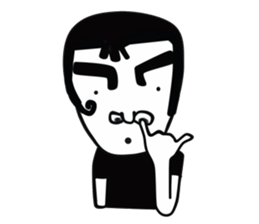 Jumping Man sticker #4622893