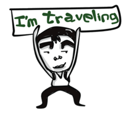 Jumping Man sticker #4622908