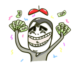 Jumping Man sticker #4622909