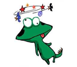 Frogzilla sticker #4623131