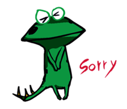 Frogzilla sticker #4623139