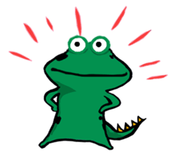 Frogzilla sticker #4623141