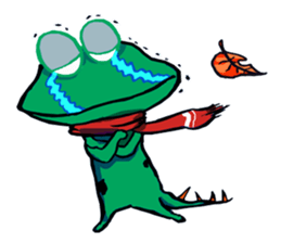 Frogzilla sticker #4623143