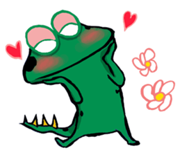 Frogzilla sticker #4623147