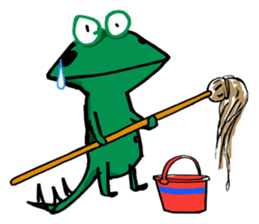 Frogzilla sticker #4623155