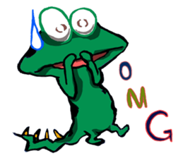 Frogzilla sticker #4623158