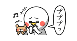 Simple san no hannou sticker #4624686