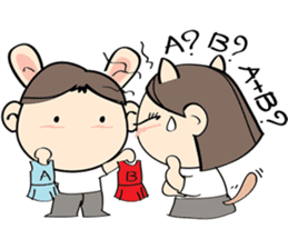 Nu meaw & Noom tai sticker #4624803