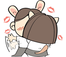 Nu meaw & Noom tai sticker #4624812