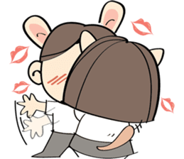 Nu meaw & Noom tai sticker #4624812