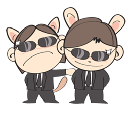 Nu meaw & Noom tai sticker #4624826