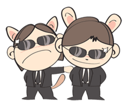 Nu meaw & Noom tai sticker #4624826