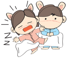 Nu meaw & Noom tai sticker #4624832