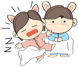 Nu meaw & Noom tai sticker #4624832