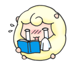 Hitsuji Library 2 sticker #4624856