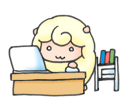 Hitsuji Library 2 sticker #4624886