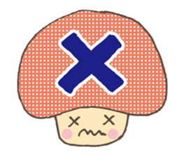 Kawaii mushroom2 sticker #4625051