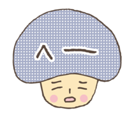 Kawaii mushroom2 sticker #4625059