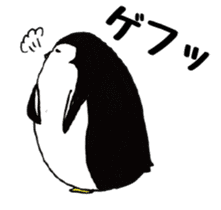 Egg-shaped penguins sticker #4625393