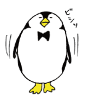 Egg-shaped penguins sticker #4625406