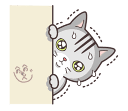 cute cat small snow(Frozen conversation) sticker #4625488